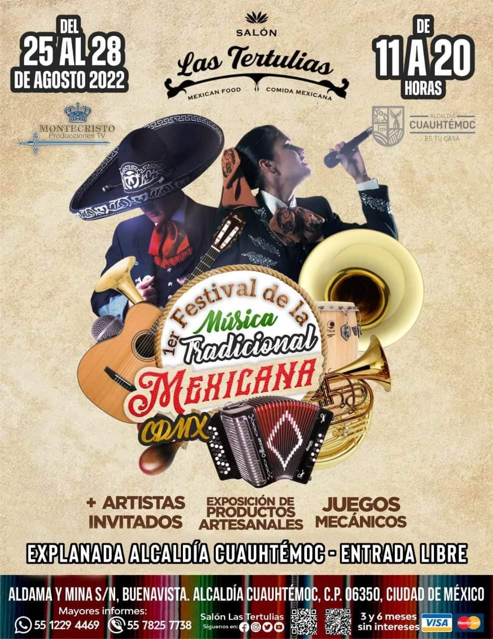 Nace el Primer Festival de la Música Tradicional Mexicana en la CDMX