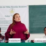 Yoselin Mendoza supervisan ampliación de la presa Llano Grande para fortalecer abasto de agua
