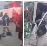 Más de 10 lesionados deja choque de unidad de transporte público en Gustavo Baz