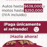 Aumenta refrendo vehicular en Edomex y anuncian subsidio a la tenencia en 2026