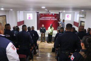 Naucalpan capacita a mandos policiales para fortalecer la proximidad social